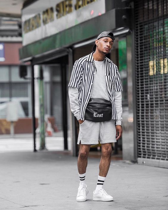 Tenis meia online cano alto masculino